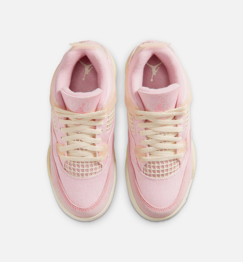 Air Jordan 4 Retro Pink Pearl and Iced Carmine Preschool Lifestyle Shoe