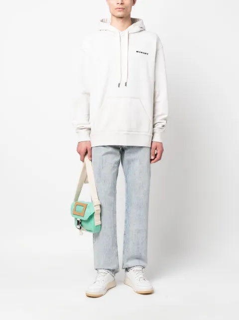 MARANT Marcello logo-embroidered hoodie