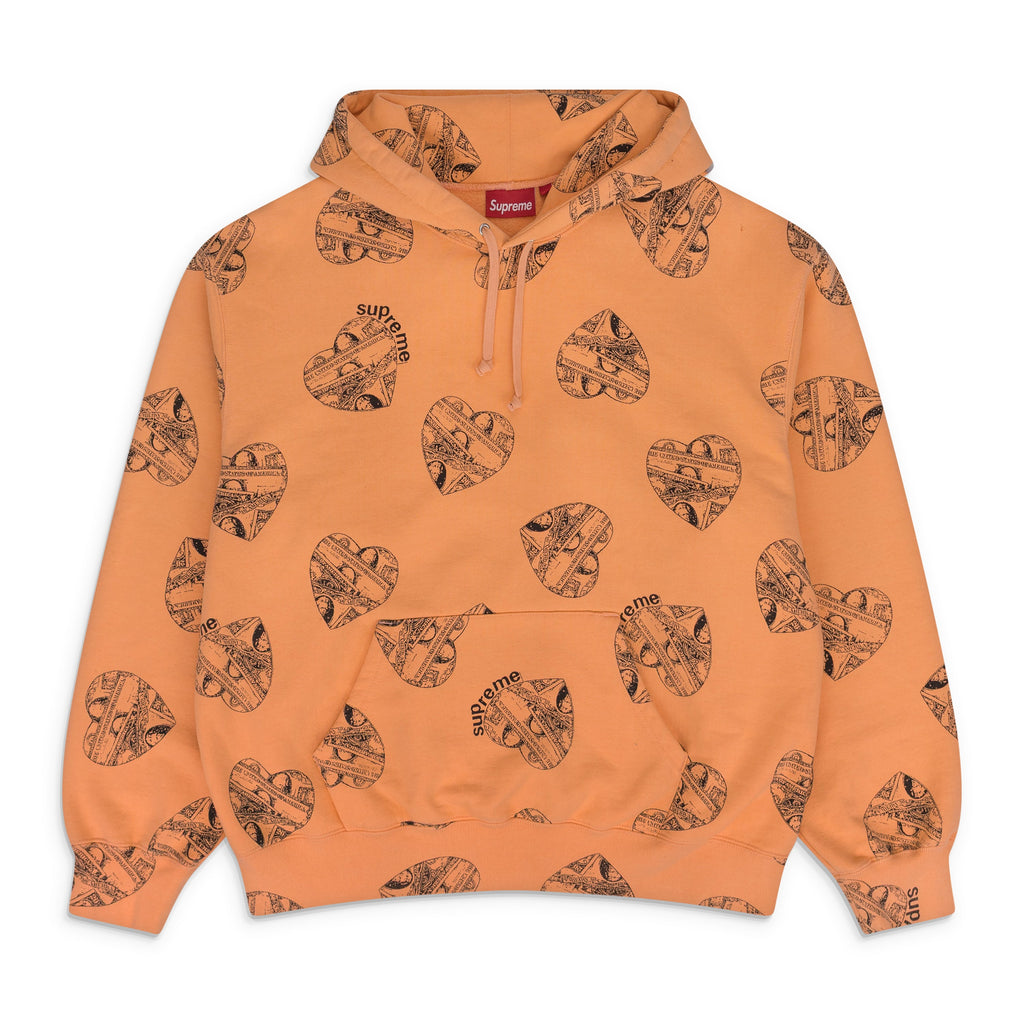 Orange Love Cash Hoodie