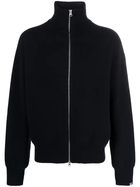 extreme cashmere zipped cashmere cardigan