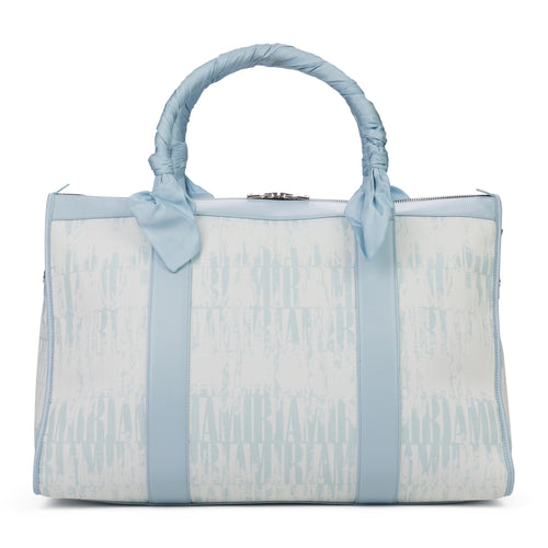 Baby Blue Jacquard Tie Dye Weekender Bag