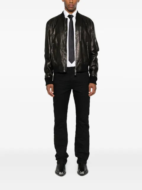 Givenchy pilot jacket in leather