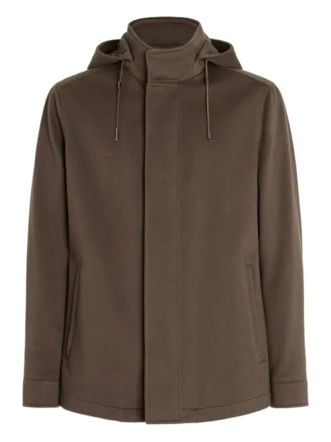 Zegna Oasi cashmere hooded jacket