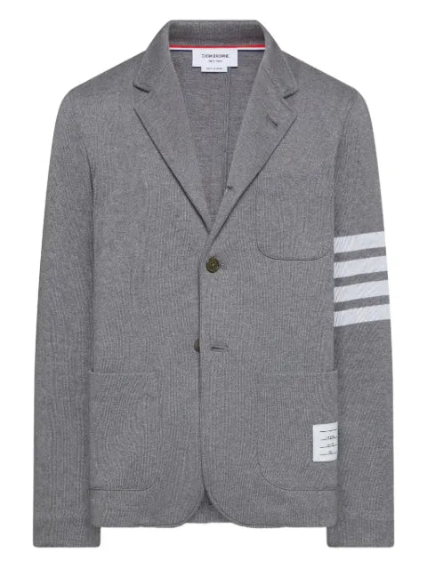 Thom Browne double face knit 4-Bar sack jacket