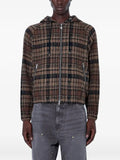 BOTT checked zip-up hoodie