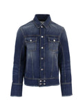 Matières Fécales washed distressed-effect denim jacket