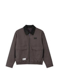 izzue logo-patch zip-up jacket