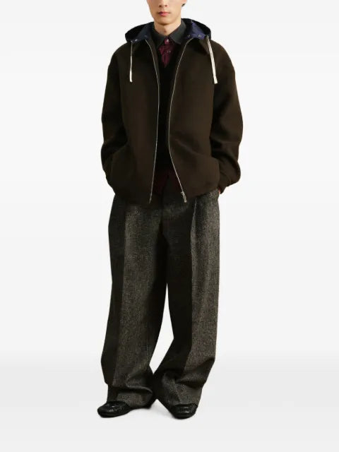 CROQUIS hooded relaxed-fit jacket