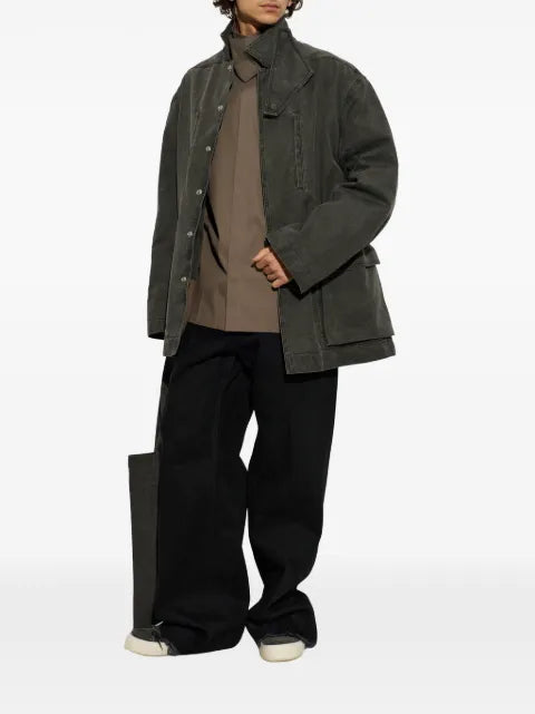 Rick Owens Mac high-neck denim jacket