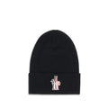 Moncler Grenoble Black Fleece Wool Beanie