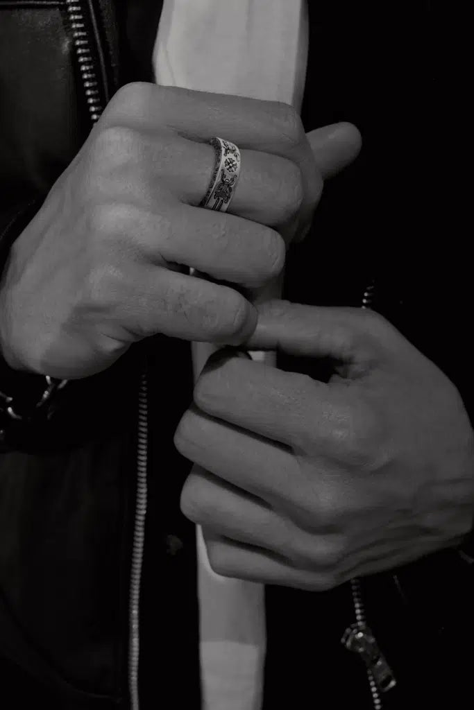 CHROME HEARTS DAGGER SPACER RING  6MM