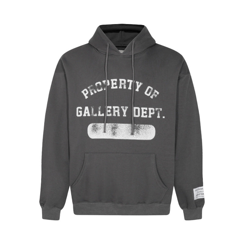 Gallery Dept Hoodie Letter Print Hoodie Sweater