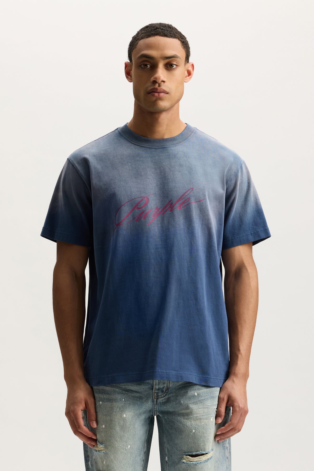 Slanted Script Tee