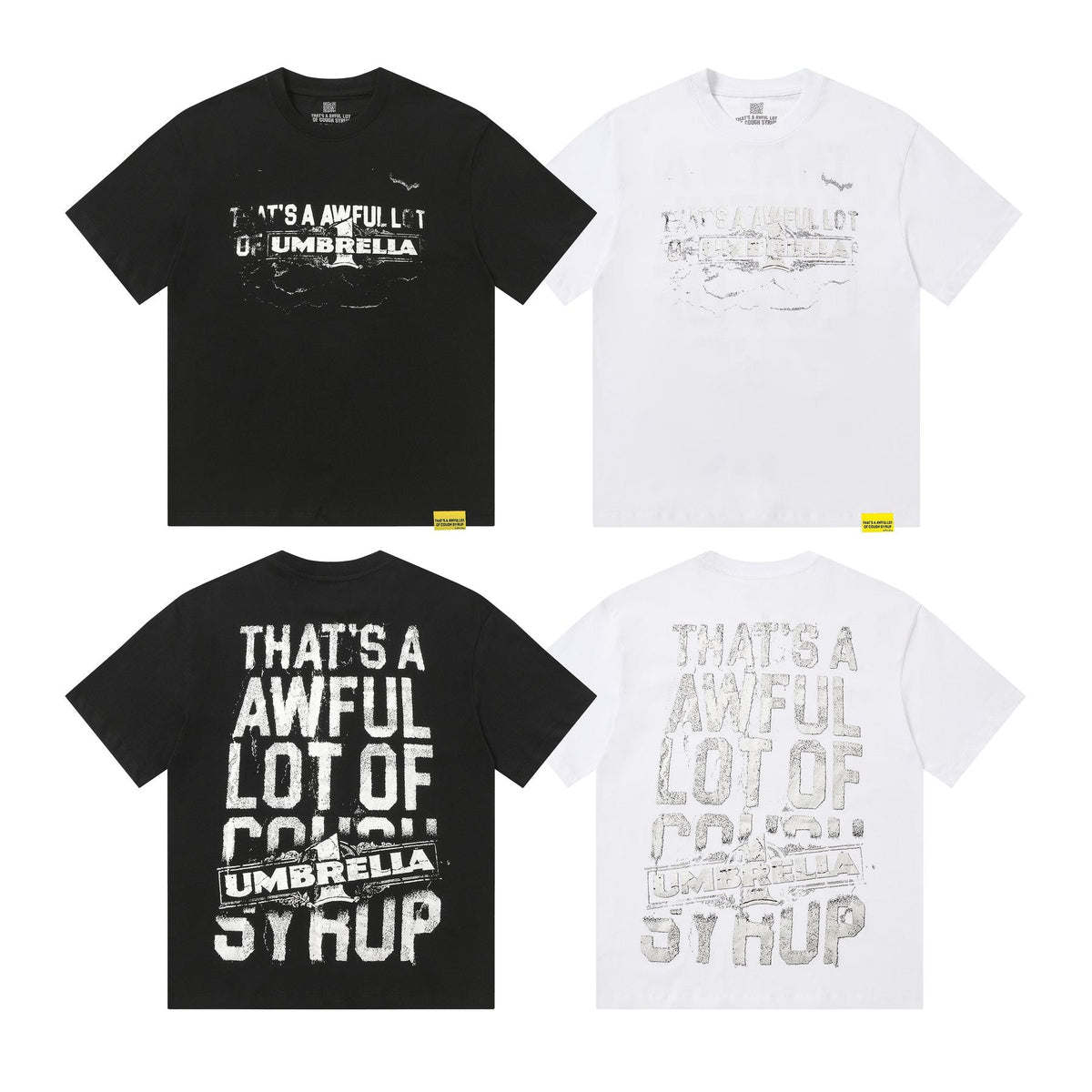 THAT'S A AWFUL LOT OF COUGH SYRUP Front & Back Graphic T-Shirt