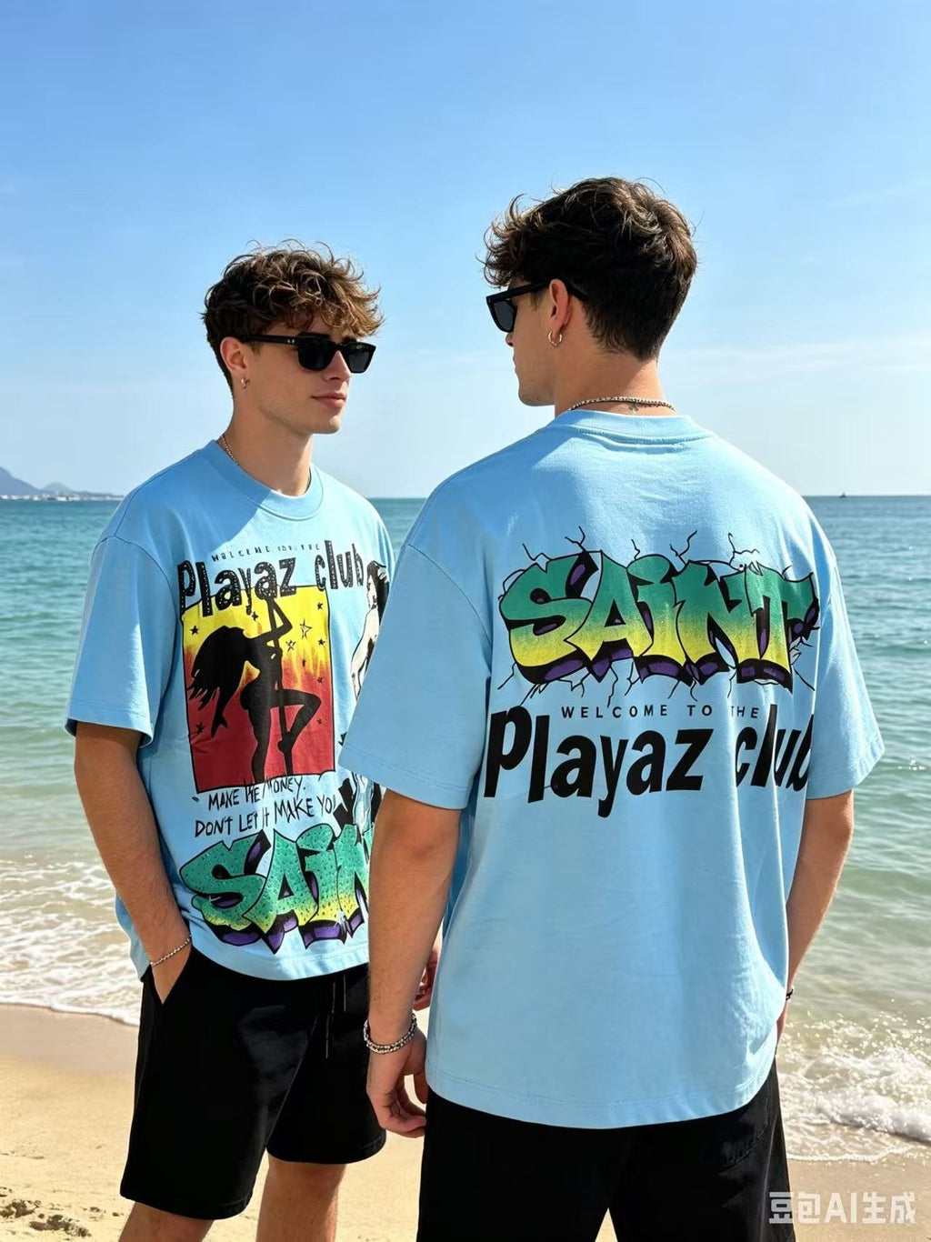 SAINT Playaz Club Graphic T-Shirt