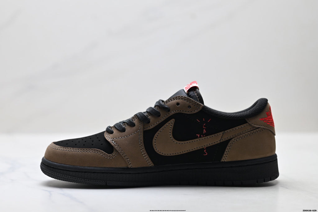 Nike Low-Top Sneakers Black Brown Unisex Style 30