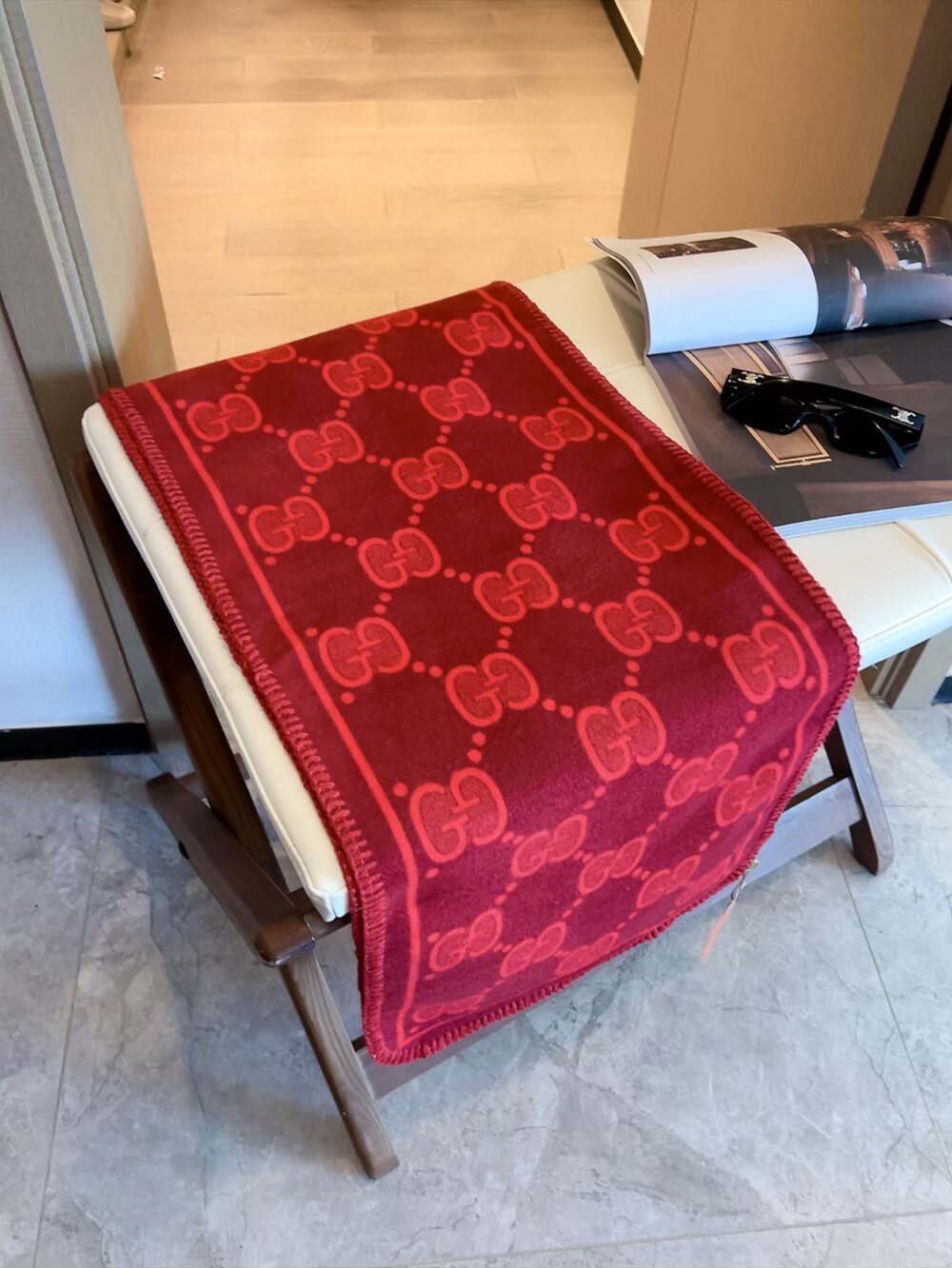 Gucci GG Monogram Scarf