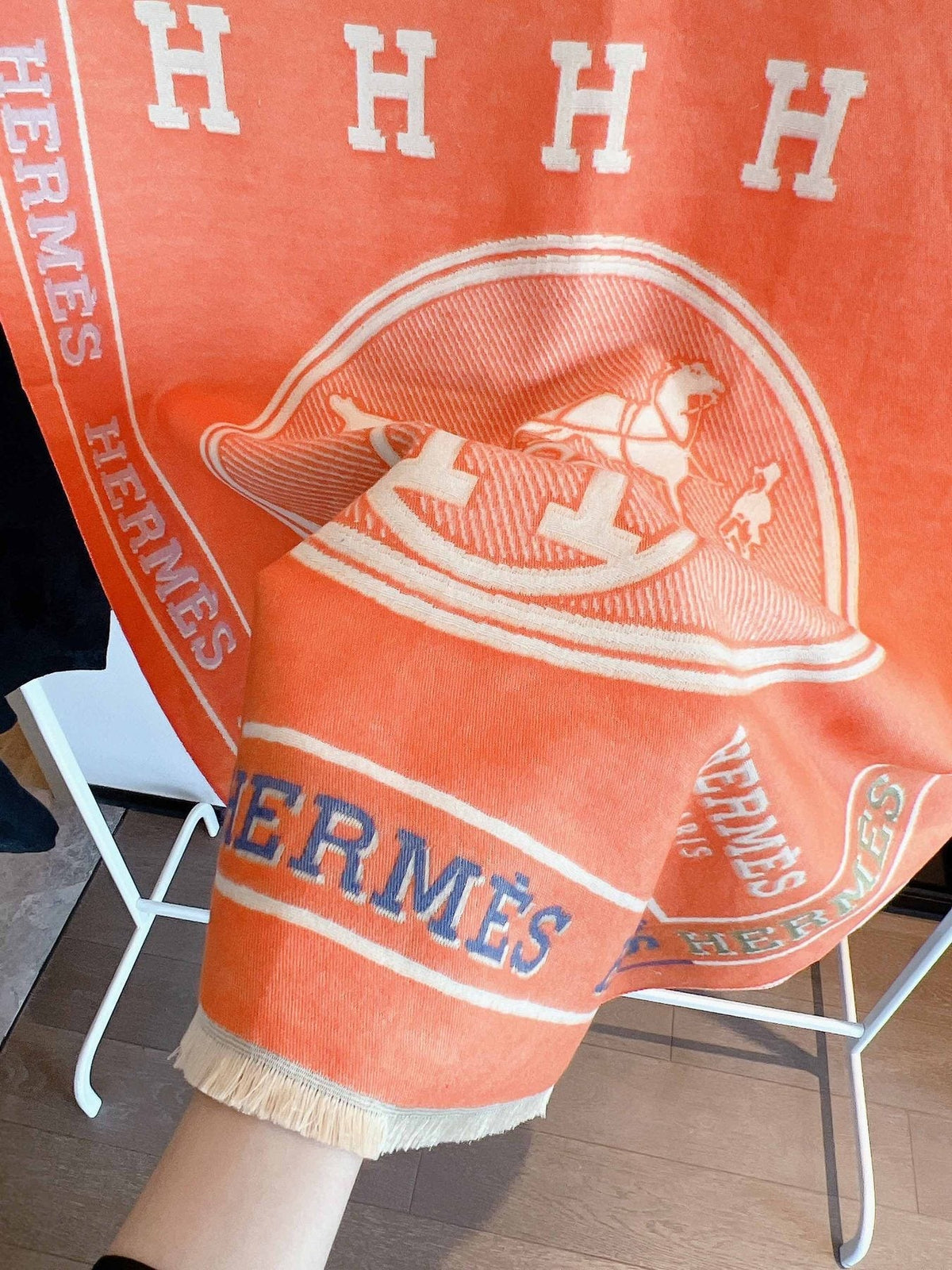 Hermès Equestrian Motif Scarf